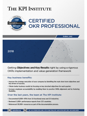Certified OKR Professional