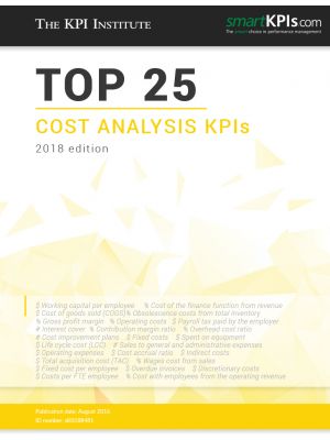 Top 25 Cost Analysis KPIs – 2018 Edition
