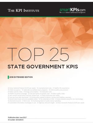 Top 25 State Government KPIs – 2016 Extended Edition 
