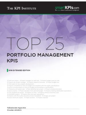 Top 25 Portfolio Management KPIs - 2016 Extended Edition
