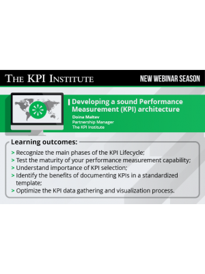 Developing a sound Performance Measurement (KPI) architecture (delivered in Spanish)