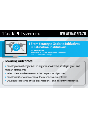 From Strategic Goals to Initiatives in Education Institutions