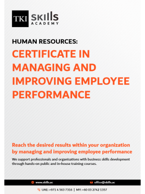 Certificate in Managing and Improving Employee Performance