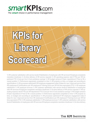 KPIs for Library Scorecard