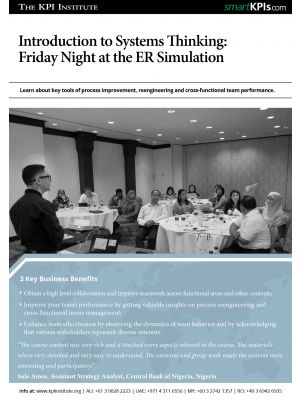Introduction to Systems Thinking: Friday Night at the ER Simulation