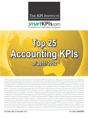 Top 25 Accounting KPIs of 2011-2012