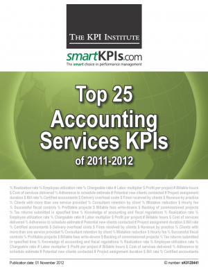 Top 25 Accounting Services KPIs of 2011-2012