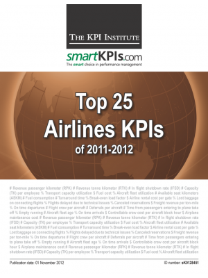 Top 25 Airlines KPIs of 2011-2012