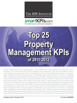 Top 25 Property Management KPIs of 2011-2012