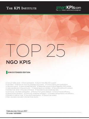 Top 25 NGO KPIs - 2016 Extended Edition