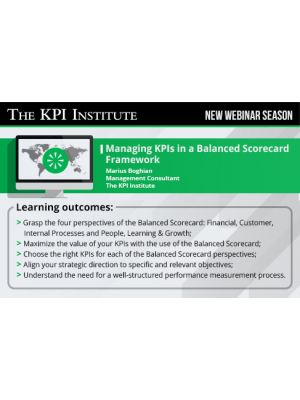Managing KPIs in a Balanced Scorecard Framework