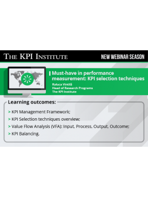 Must-have in performance measurement: KPI selection techniques 2016 SEA Edition