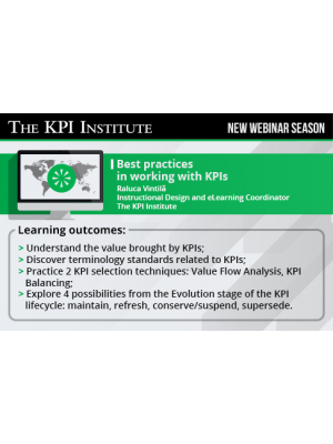 Best practices in working with KPIs 2016 US Edition