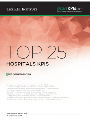 Top 25 Hospitals KPIs – 2016 Extended Edition 