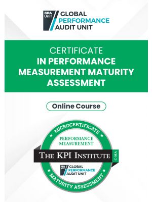 Certificate in Performance Measurement Maturity Assessment