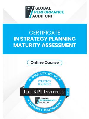 Certificate in Strategy Planning Maturity Assessment