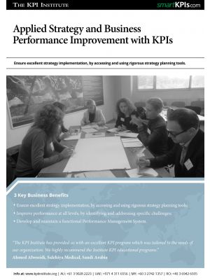 Applied Strategy and Business Performance Improvement with KPIs 