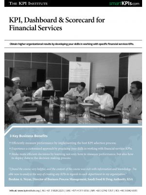KPI, Dashboard & Scorecard for Financial Services