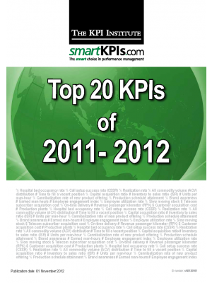 Top 20 KPIs of 2011-2012
