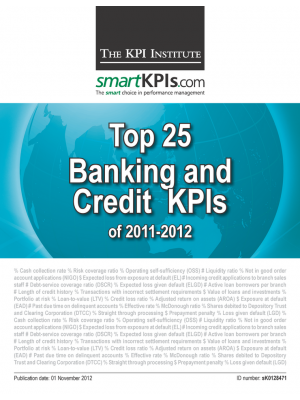 Top 25 Banking and Credit KPIs of 2011-2012