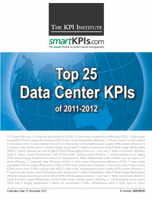 Top 25 Data Center KPIs of 2011-2012