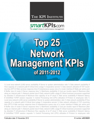 Top 25 Network Management KPIs of 2011-2012