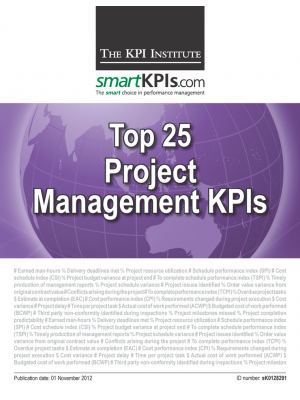 Top 25 Project Management KPIs of 2011-2012
