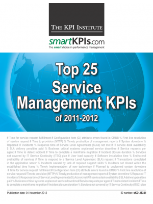 Top 25 Service Management 2011-2012