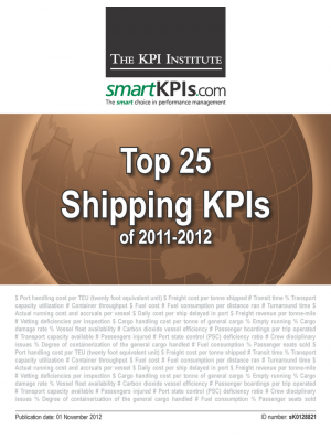 Top 25 Shipping KPIs of 2011-2012