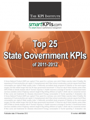 Top 25 State Government KPIs of 2011-2012