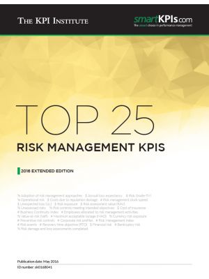Top 25 Risk Management KPIs – 2016 Extended Edition