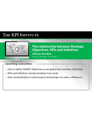 The relationship between Strategic Objectives, KPIs and Initiatives